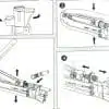 Illustrated bike brake installation steps.