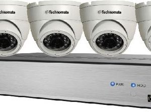 System monitoringu Technomate, kamery i rejestrator DVR.