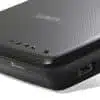 Close-up of modern Humax Freeview box.