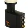 Black digital TV antenna booster.