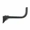 Black wall-mounted metal bracket.