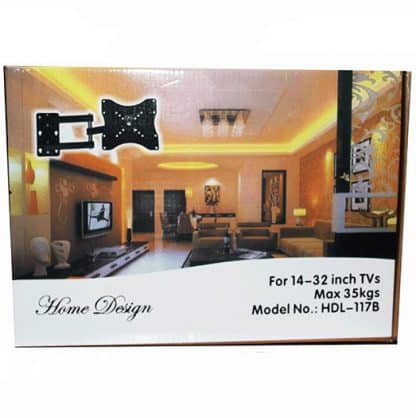 Elegant living room with wall-mounted TV bracket.