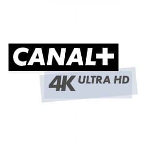 Logo Canal+ 4K Ultra HD.