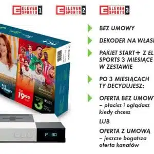 polska telewizja nc+ start+ hbo, usb pvr, super nowoŚĆ, 3 miesiące free